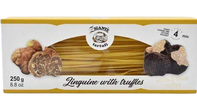 Zigante linguine s bílým a černým lanýžem 250g