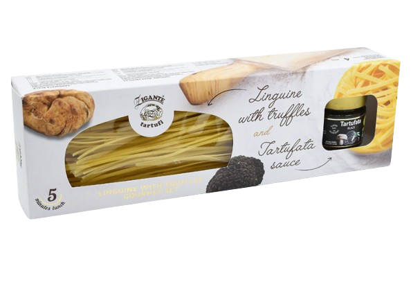 Zigante gurmánský set-tartufata omáčka a linguine s bílou a černou lanýžkou 330g