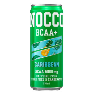 NOCCO BCAA+ Caribbean Ananas a žlutý grep 330 ml