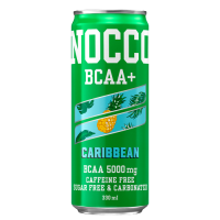 NOCCO BCAA+ Caribbean Ananas a žlutý grep 330 ml