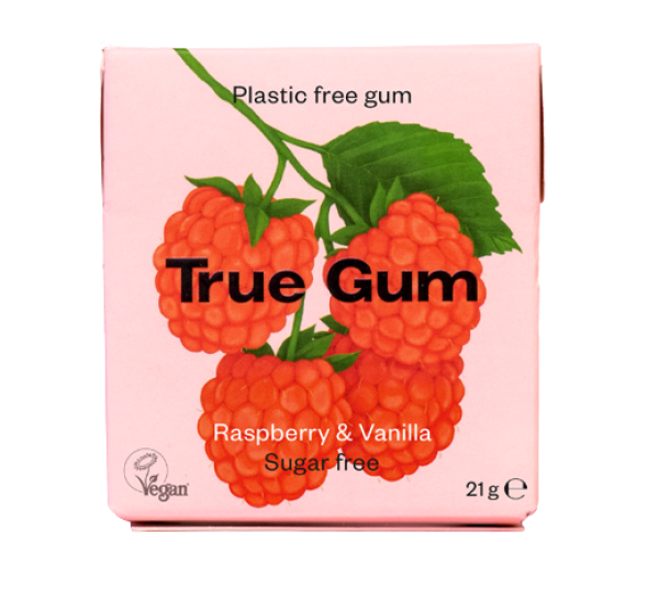 True Gum žvýkačka - Malina & Vanilka 21g