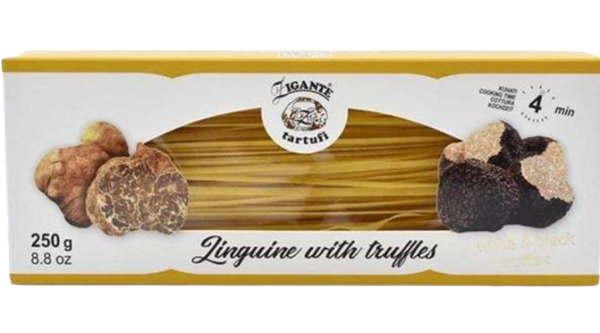 Zigante linguine s bílým a černým lanýžem 250g