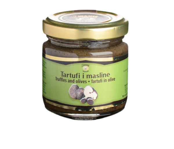 Zigante Černý lanýž s černými olivami 80g